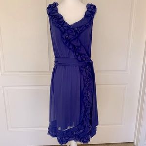 Yoana Baraschi by Anthropologie Blue Cocktail Dress 6